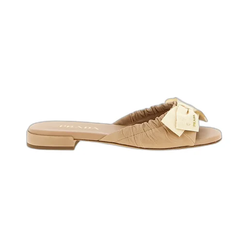 Round-Toe Flat Sandals