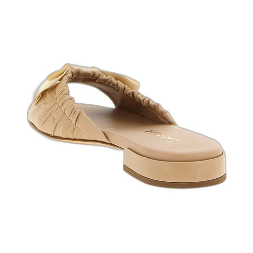 Round-Toe Flat Sandals