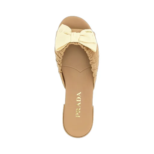 Round-Toe Flat Sandals