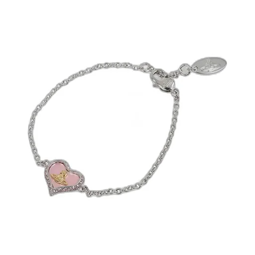 Heart-Shaped Pendant Bracelet