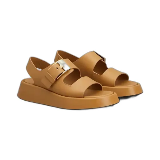 Buckle-Strap Sandals