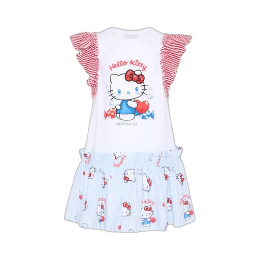 Monnalisa Hello Kitty Printed Dress