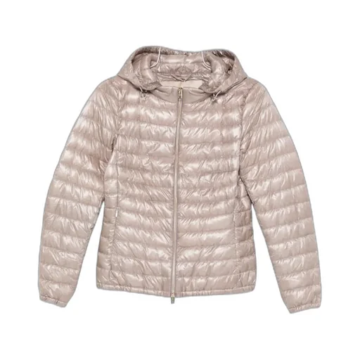 Quilted Hooded Down Jacket
