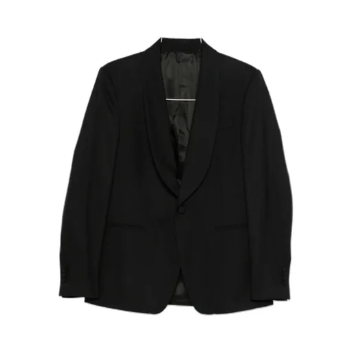 Shawl-Collar Single-Breasted Jacket