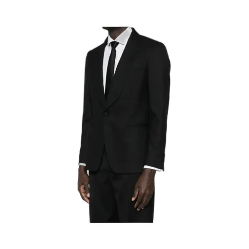 Shawl-Collar Single-Breasted Jacket