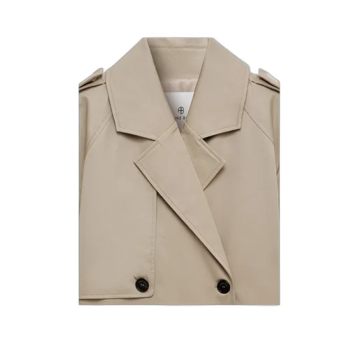 Maxi Double-Breasted Trench