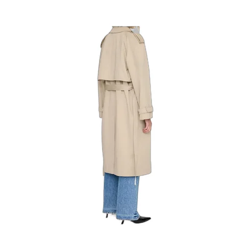 Maxi Double-Breasted Trench