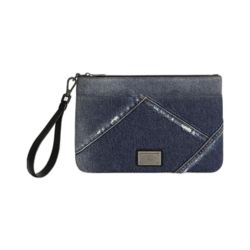 Dolce & Gabbana Logo Plaque Clutch Bag