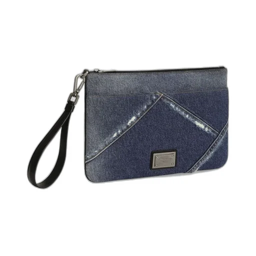 Dolce & Gabbana Logo Plaque Clutch Bag