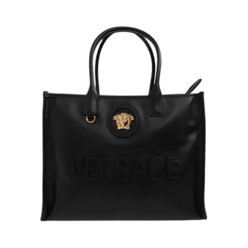 Versace Logo-Detailed Shopper Bag