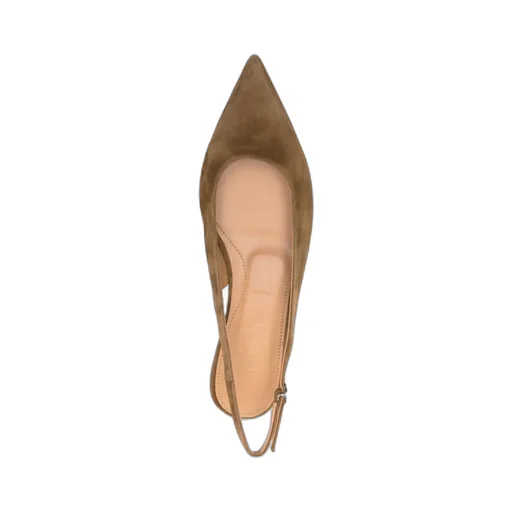 Pointed-Toe Flat Sandals