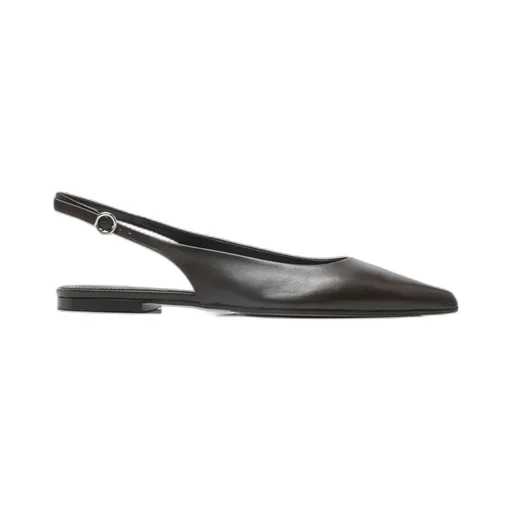 Pointed-Toe Flat Sandals