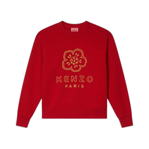 Embroidered Sweatshirt In Cotton Boke Flower