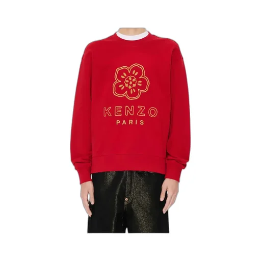 Embroidered Sweatshirt In Cotton Boke Flower