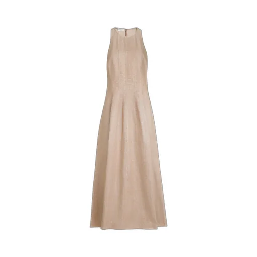 Sparkling-Twill Maxi Dress