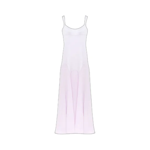 Scoop-Neck Maxi Dress