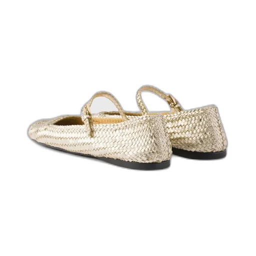 Prada Triangle-Logo Ballerines