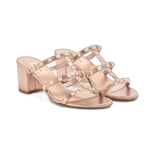 60Mm Rockstud Laminated Sandals