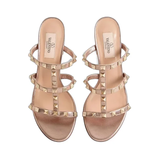 60Mm Rockstud Laminated Sandals