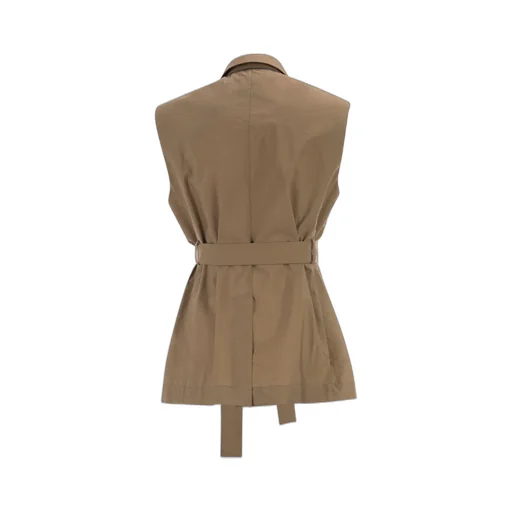Brunello Cucinelli Sleeveless Belted Waistcoat