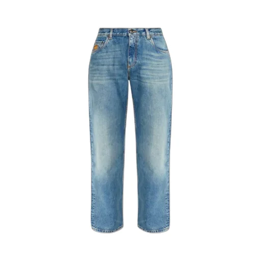 Etro Straight-Leg Logo Jeans