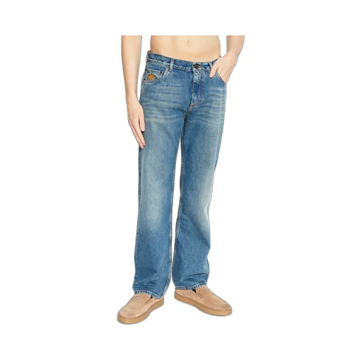 Etro Straight-Leg Logo Jeans