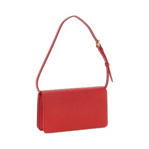 Valentino Vlogo Plaque Foldover Top Mini Shoulder Bag