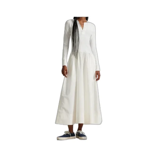 Henley-Style Maxi Dress