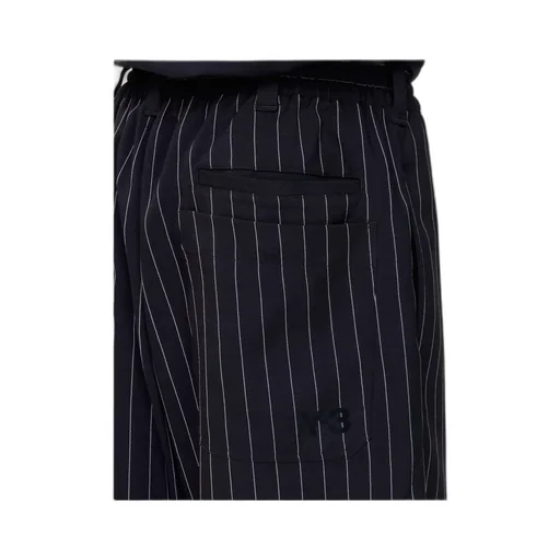 Pinstripe Drawstring Shorts