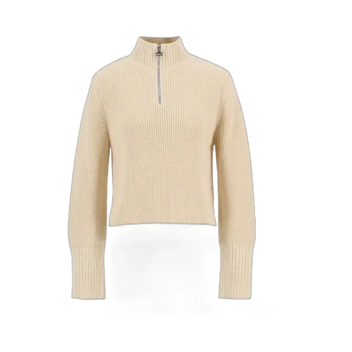 Long-Sleeved Half-Zip Sweater