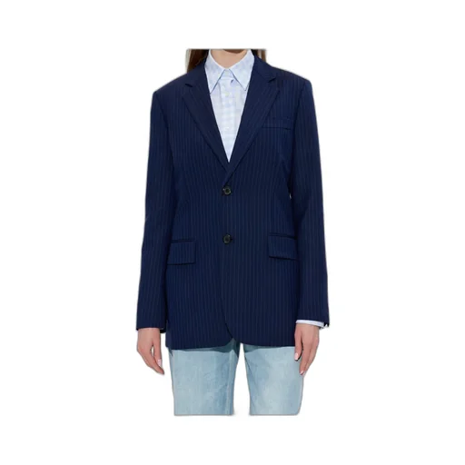 Moschino Striped Single Breasted Blazer