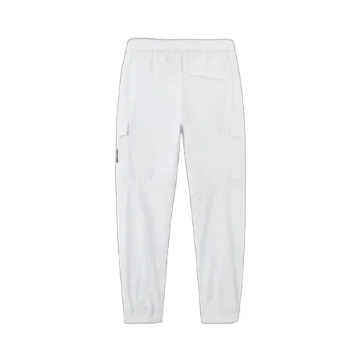 Regular-Tapered-Fit Cargo Trousers With Elasticated Waistband