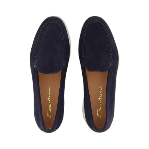 Santoni Logo Moulded Loafers