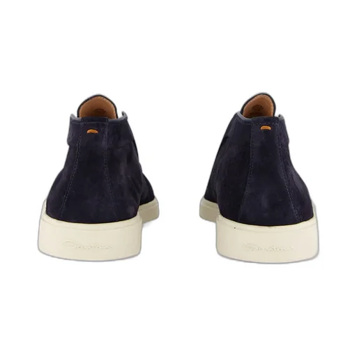 Santoni Round-Toe Slip-On Loafers