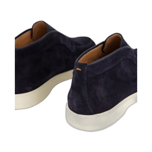 Santoni Round-Toe Slip-On Loafers