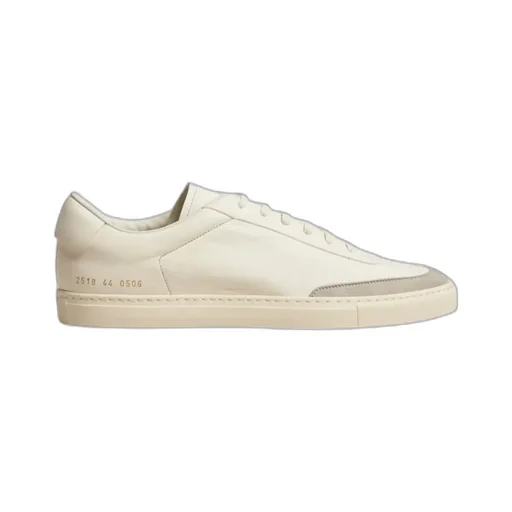 Leather Panelled Low-Tops Sneakers