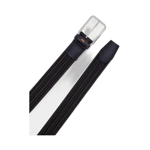 Santoni Classic Woven Buckled Belt