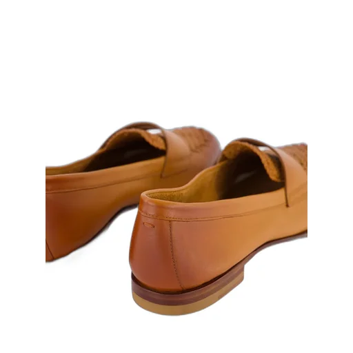 Santoni Logo Printed Loafers