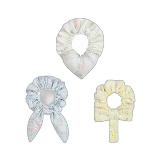 Three-Piece Set Of Elastic Hair Ties