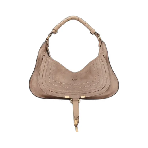 Small Marcie Suede Shoulder Bag