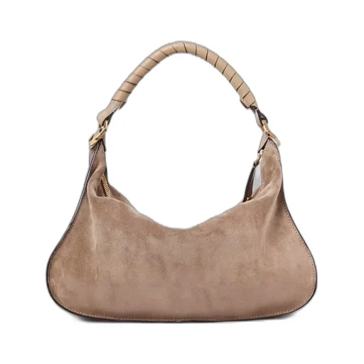 Small Marcie Suede Shoulder Bag