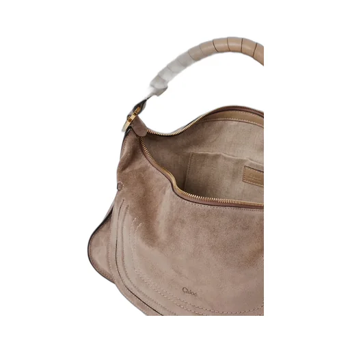 Small Marcie Suede Shoulder Bag