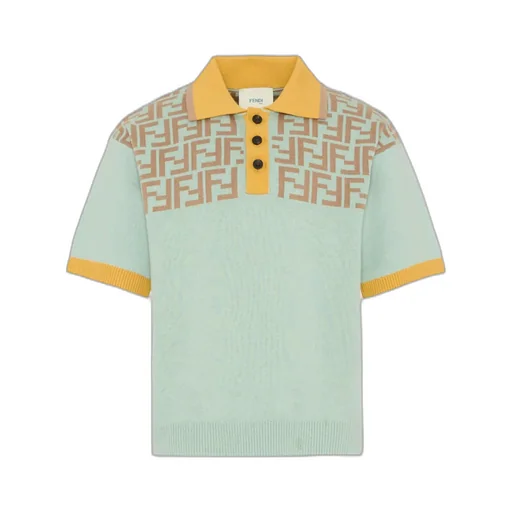 Logo-Patterned Short-Sleeves Polo Shirt