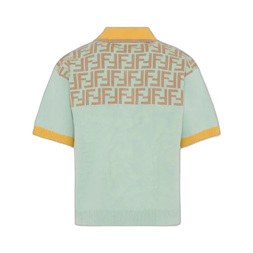 Logo-Patterned Short-Sleeves Polo Shirt