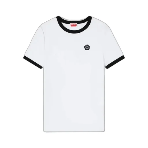 Kenzo Contrast Trim Logo T-Shirt