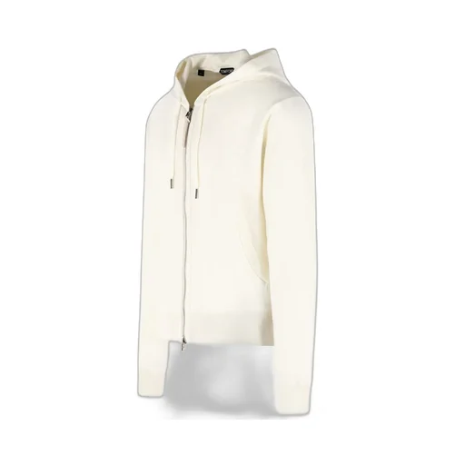 Tom Ford Zip-Up Knitted Drawstring Hoodie