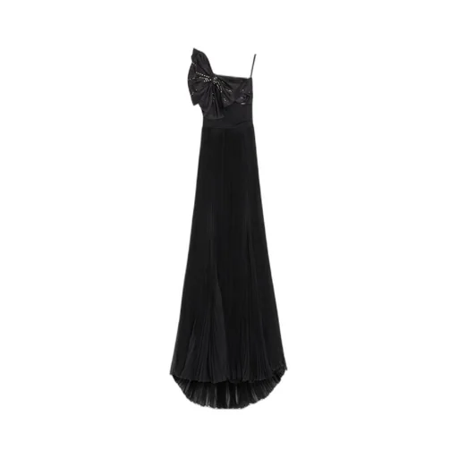 Embroidered Lightweight Georgette Long Dress
