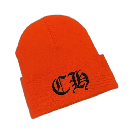 Embroidered Knitted Hat