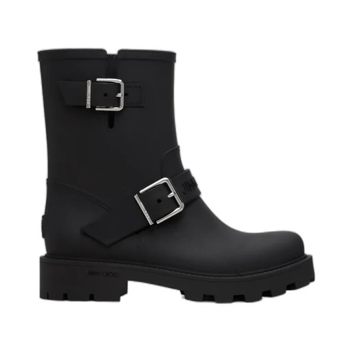 Biker Rain Mid-Calf Boots