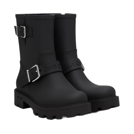 Biker Rain Mid-Calf Boots